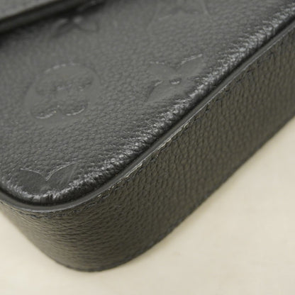 Louis Vuitton Monogram Empreinte Pochette Felicie M82477 Noir (Women's Wallet/Shoulder Wallet)