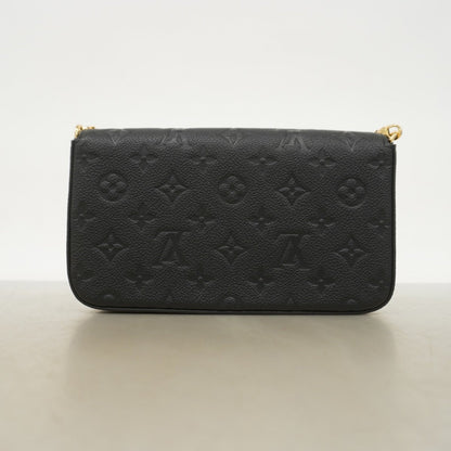 Louis Vuitton Monogram Empreinte Pochette Felicie M82477 Noir (Women's Wallet/Shoulder Wallet)