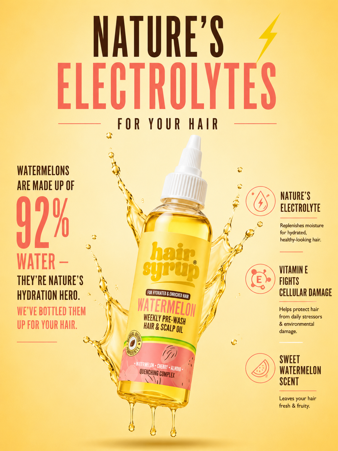 Hair Syrup - Watermelon Oil